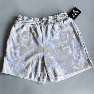 ART Class Kids Fleece Shorts Quaint Blue Marble L